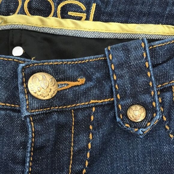 Coogi Jeans Size 7/8 with Military Details on Back Pockets Size 8 - Picture 8 of 16